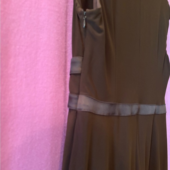 Evan-Picone Brown Dress Size 12 - Picture 4 of 7